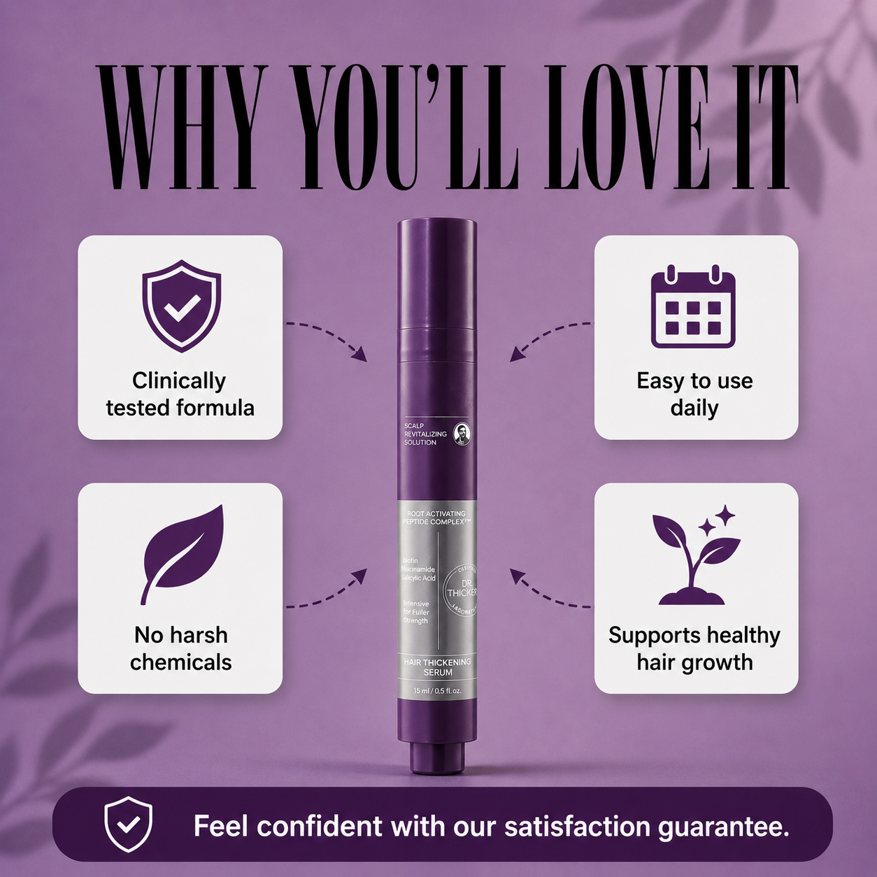 Hair Thickening Roll On Serum