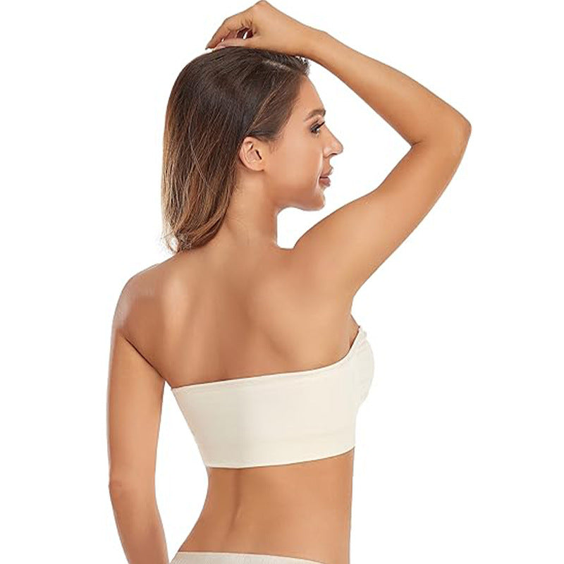 European And American Invisible Shoulder Strap Anti-slip Traceless Silicone Push Up Chest Wrap