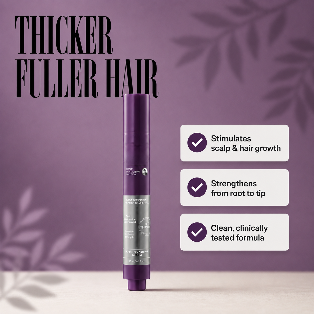 Hair Thickening Roll On Serum