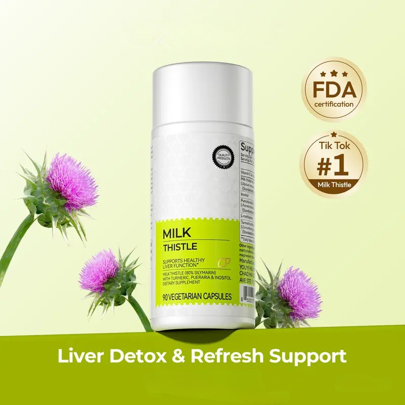 Milk Thistle Liver Detox & Fat Digestion Support
