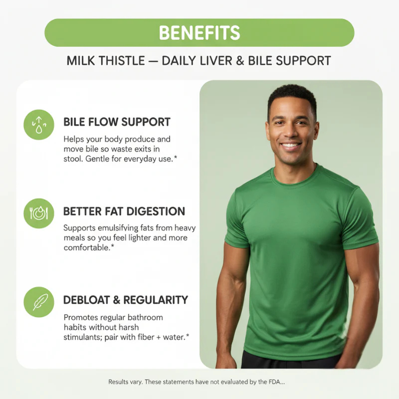 Milk Thistle Liver Detox & Fat Digestion Support
