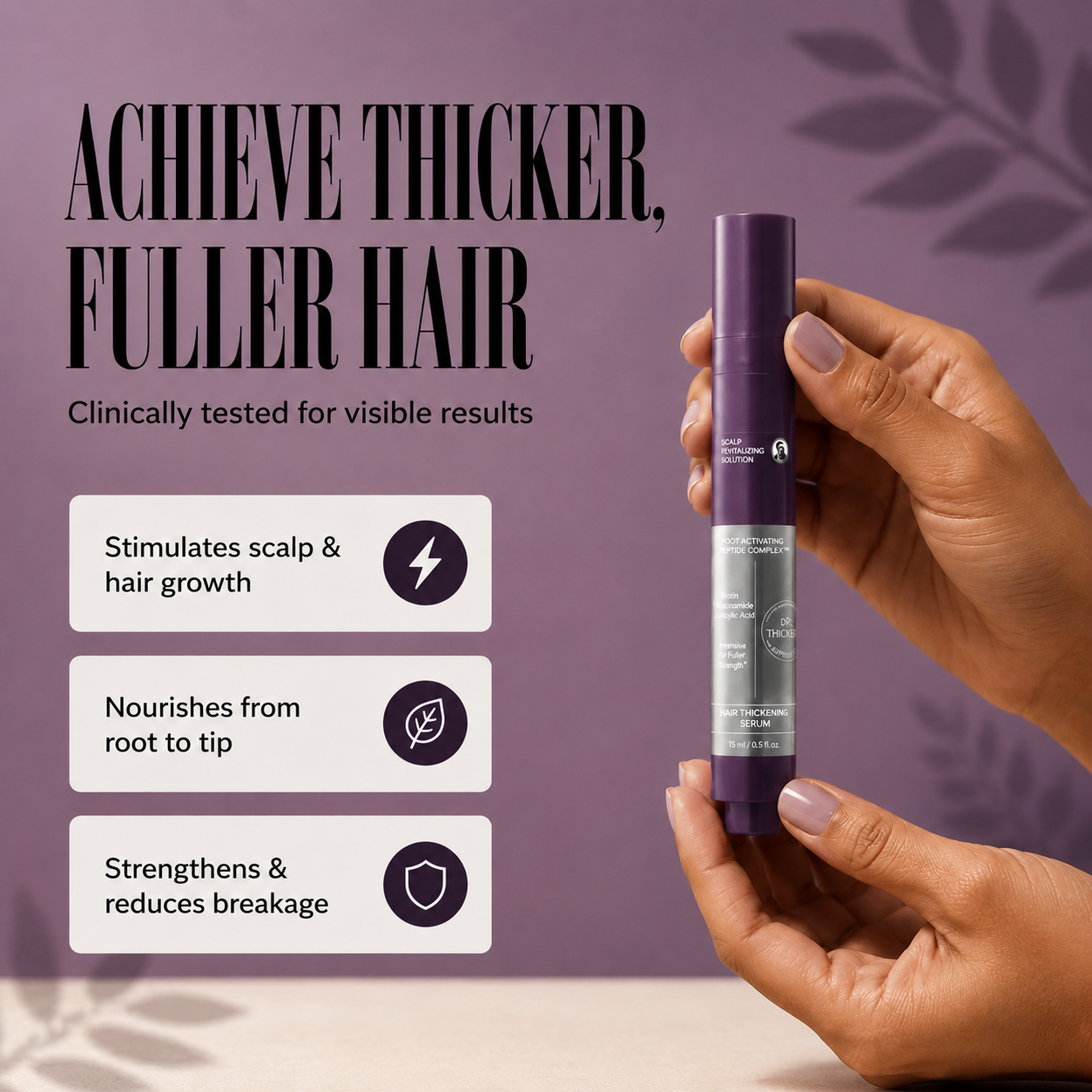Hair Thickening Roll On Serum