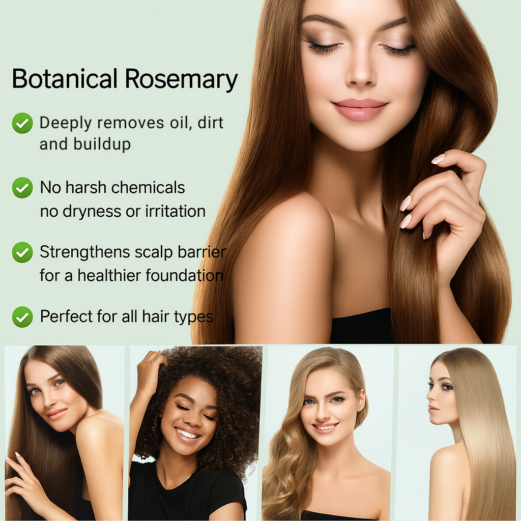 Blooméa Rosemary Amino Acid Shampoo — Anti Hair Loss Treatment