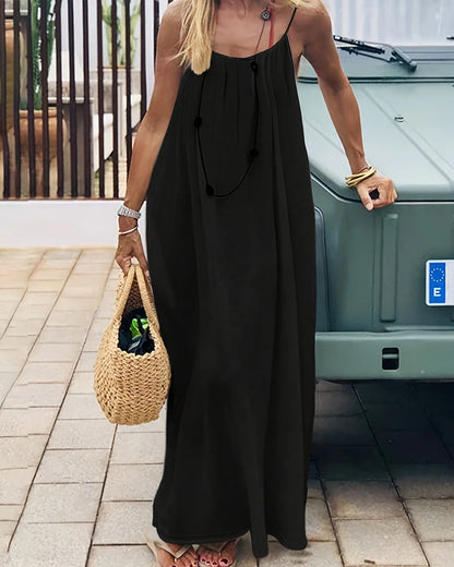 BackLess Confidence Maxi Dress