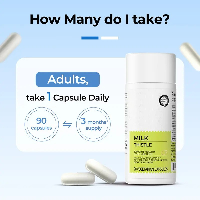 Milk Thistle Liver Detox & Fat Digestion Support