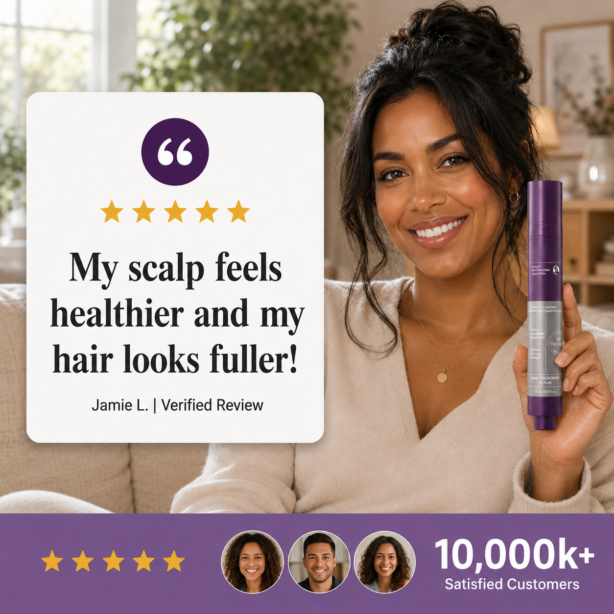 Hair Thickening Roll On Serum