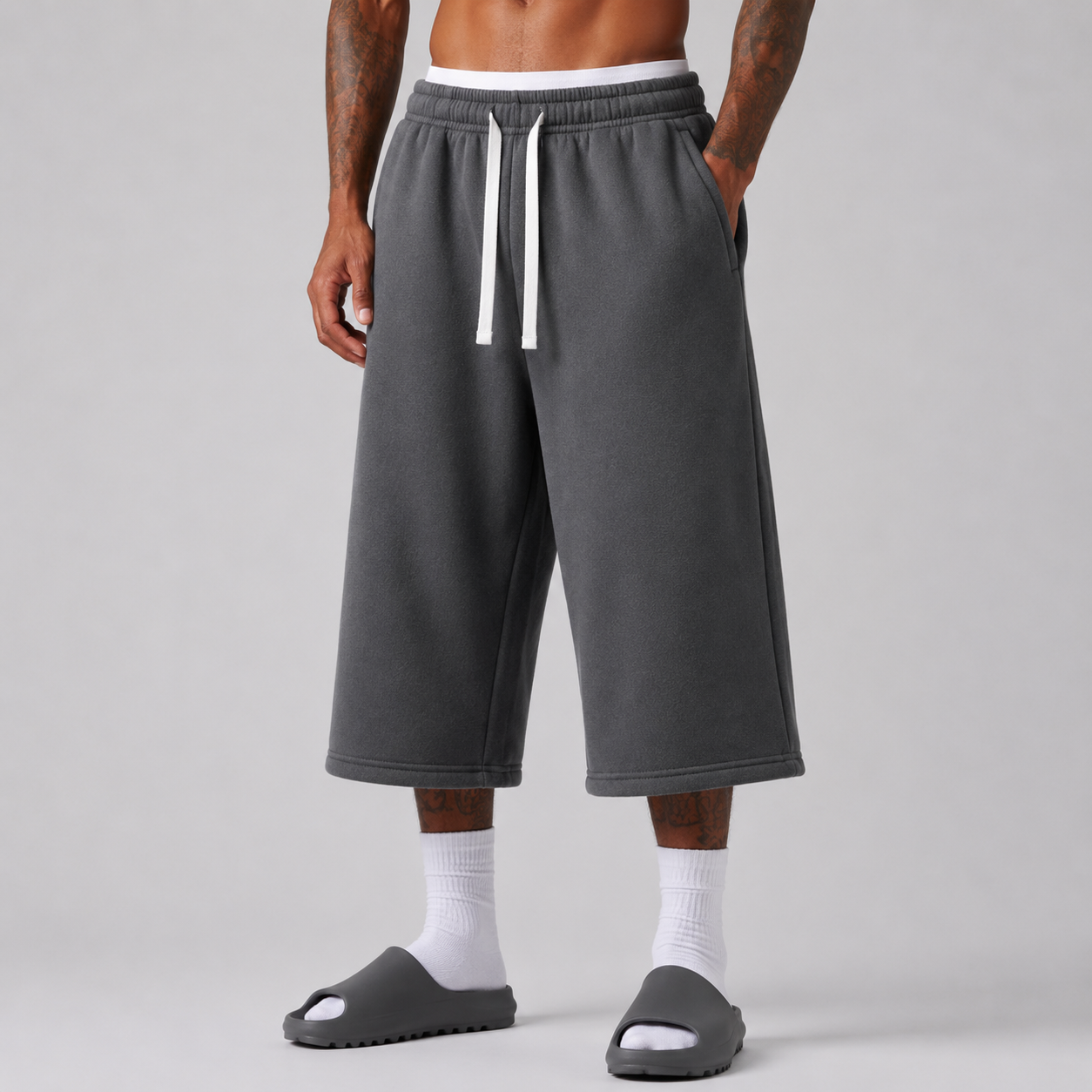 Baggy Capri Sweatpants