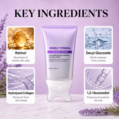 2-in-1 Collagen Retinol Refining Gua Sha Cream