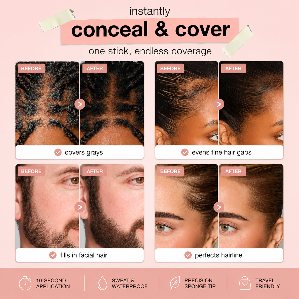 Shape Tape Dab & Go Hair Concealer