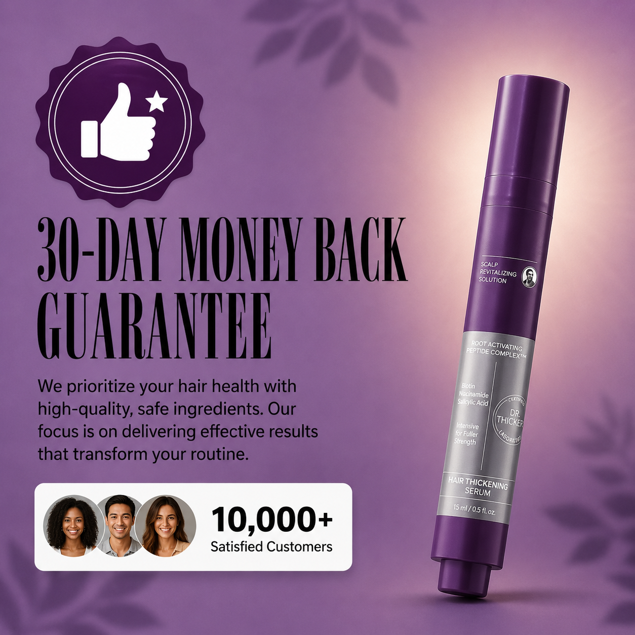 Hair Thickening Roll On Serum
