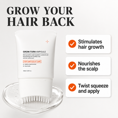 GrowTurn Hair Brush Serum