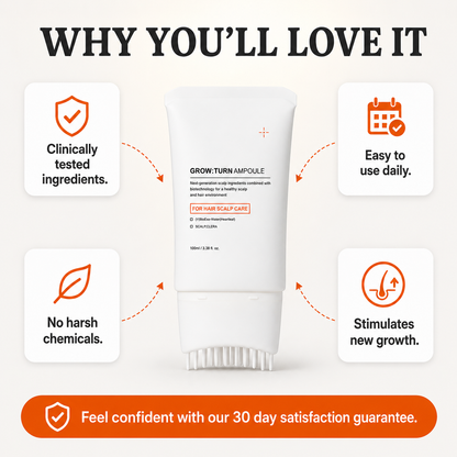 GrowTurn Hair Brush Serum
