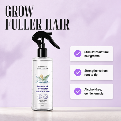Rosemary & Rice Water Hair Growth Spray