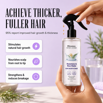 Rosemary & Rice Water Hair Growth Spray