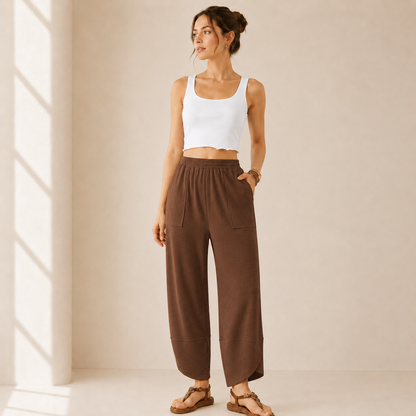 The Relaxed Wide Leg Lounge Pant