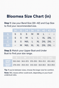 Blooméa's Non Slip Silicone Strapless Bra