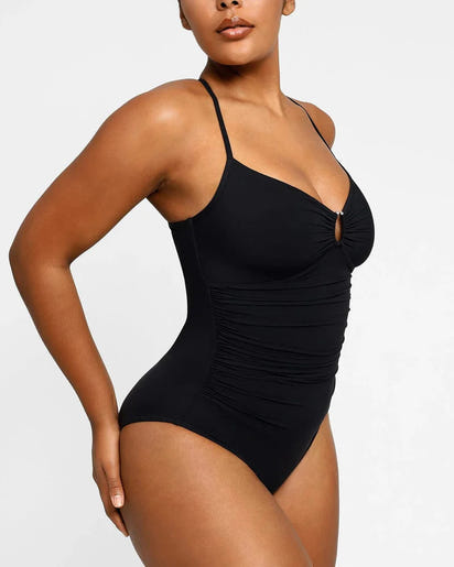Shaping U-Ring One-Piece Swimsuit