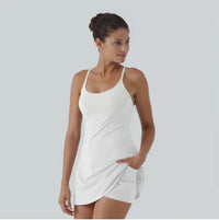 Bloomea Backless Active Dress-Easy Peezy