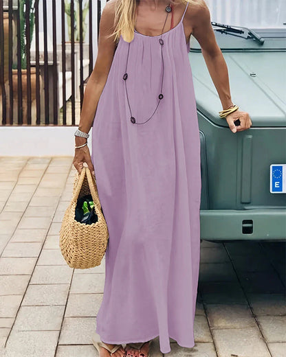 BackLess Confidence Maxi Dress