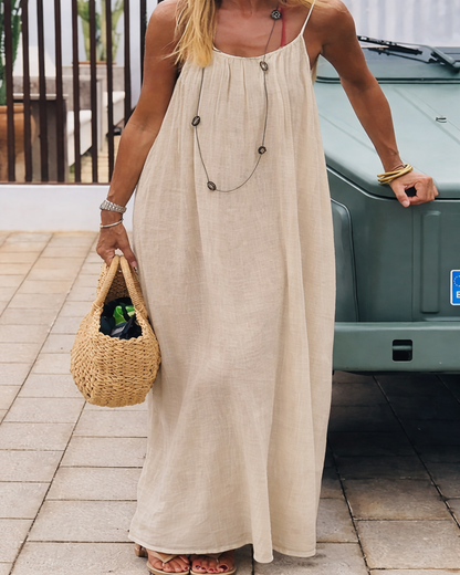 BackLess Confidence Maxi Dress