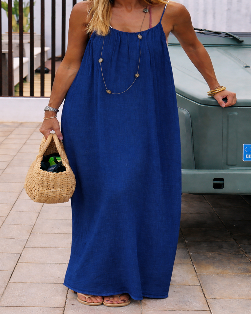 BackLess Confidence Maxi Dress