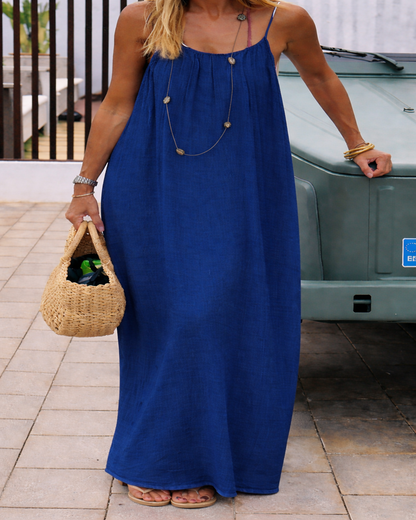 BackLess Confidence Maxi Dress